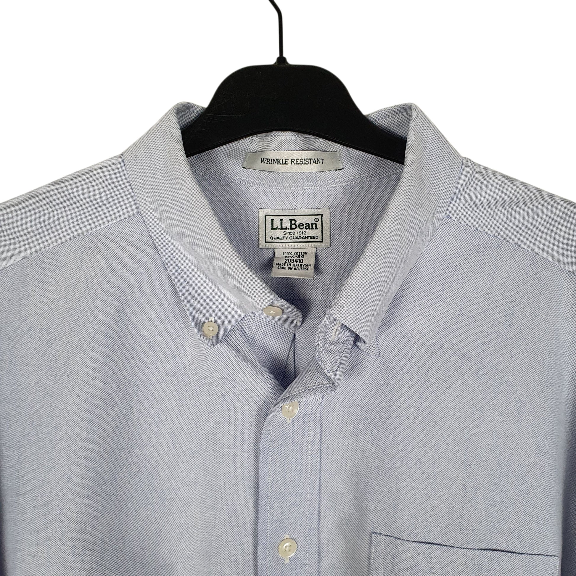 Mens Blue L.L.Bean   Shirt