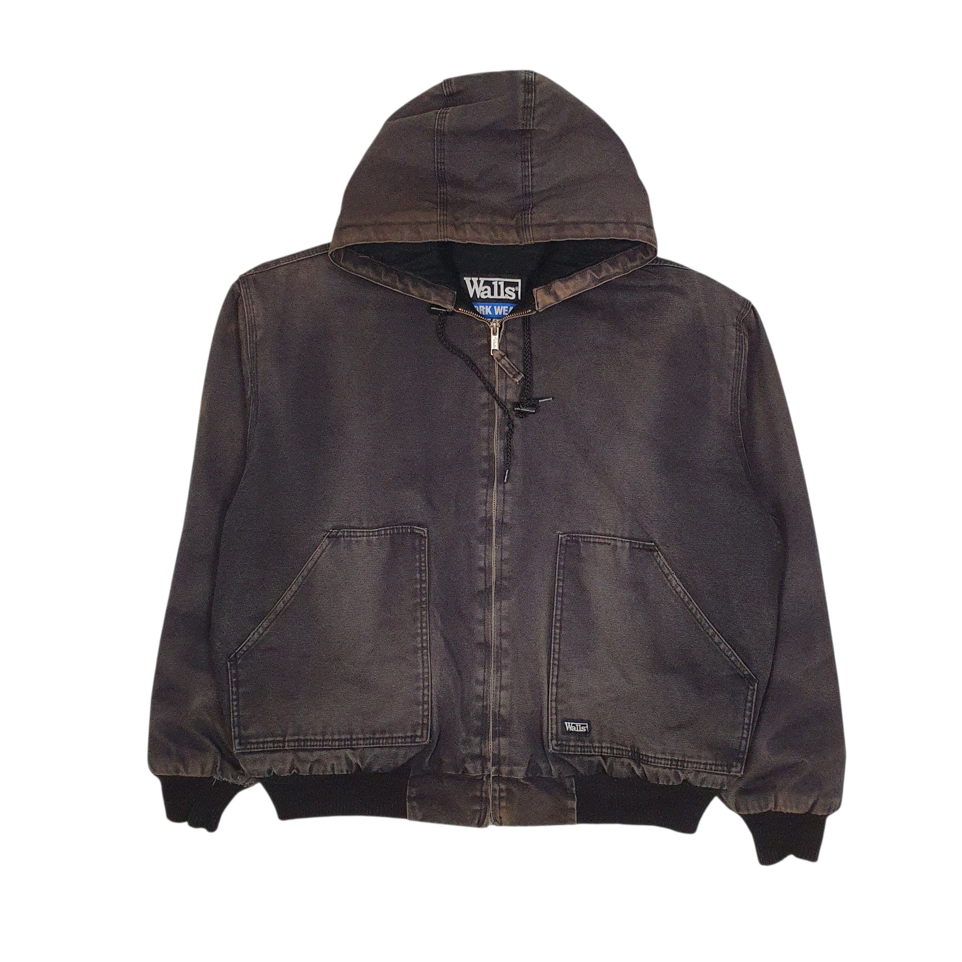 Mens Grey Walls Active Hoodie Crewneck Coat