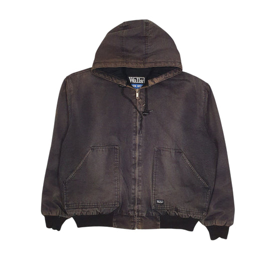 Mens Grey Walls Active Hoodie Crewneck Coat