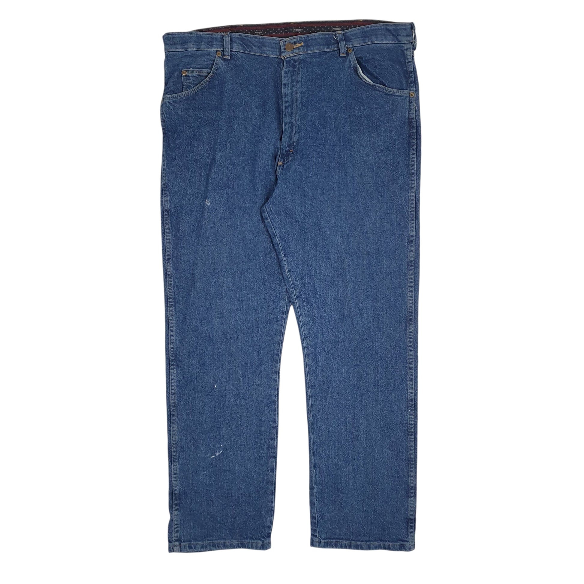 Mens Blue Wrangler Stretch Casual JeansW40 L30