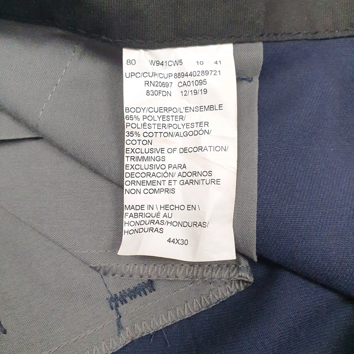 Mens Navy Dickies   Trousers