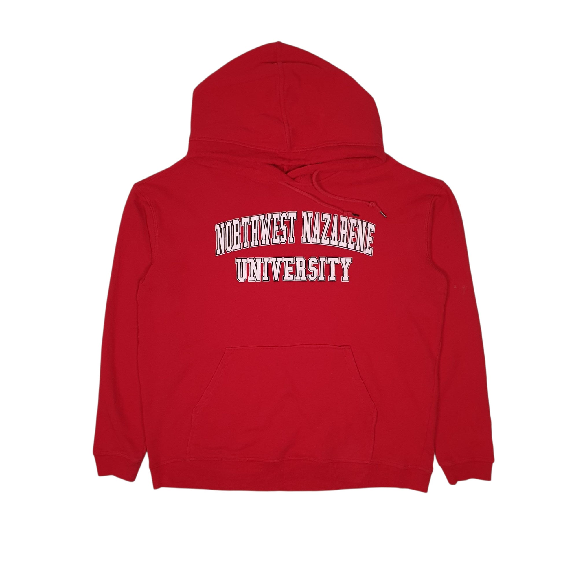 Mens Red Boxer Craft Northwest Nazarene University Hoodie Jumper