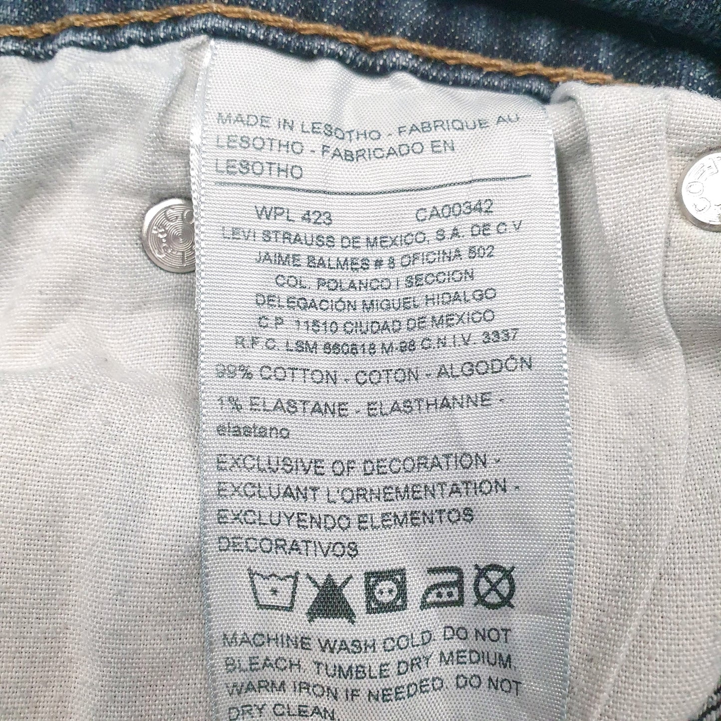 Mens Blue Levis   Jeans