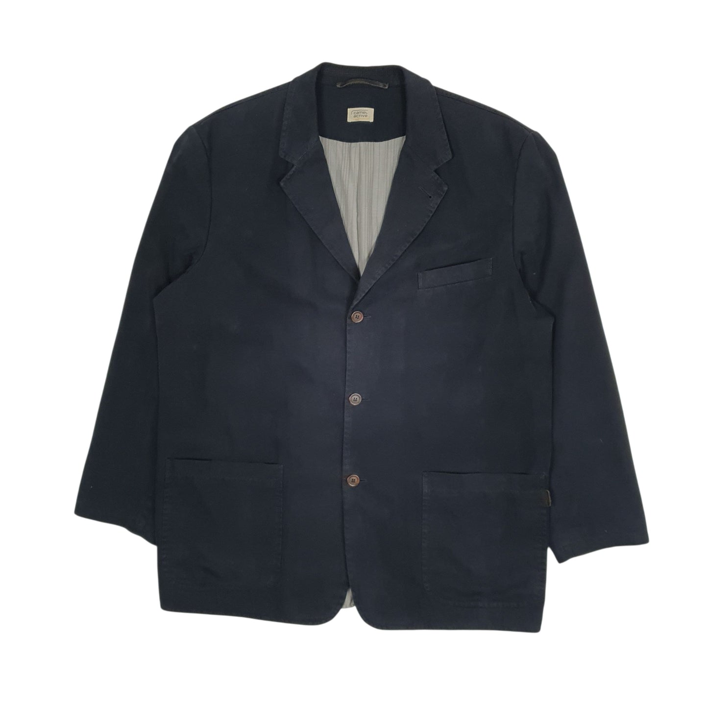 Mens Navy Camel Active   Coat