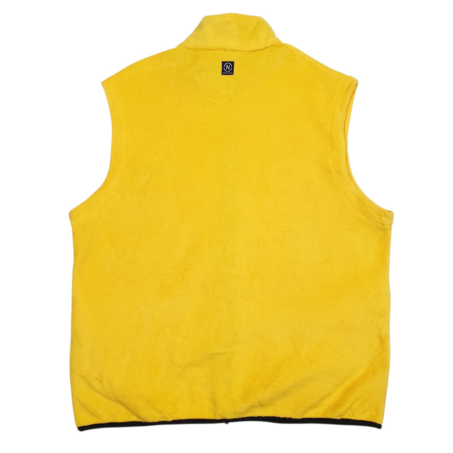 Mens Yellow Nautica  Gilet Jumper
