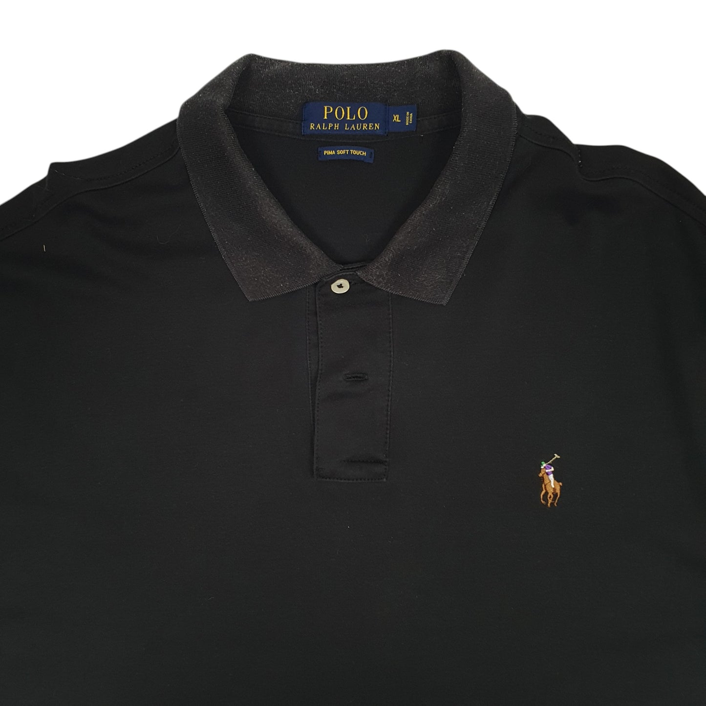 Mens Black Polo Ralph Lauren   Polo Shirt