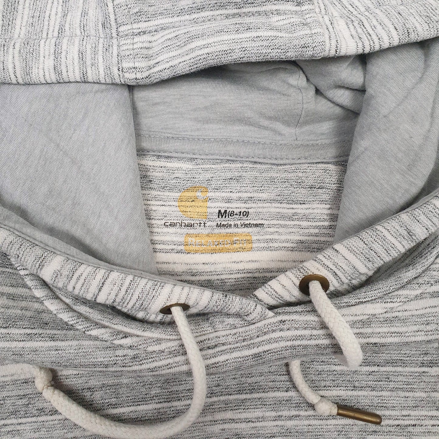 Womens Grey Carhartt Relaxed Fit Hoodie Jumper