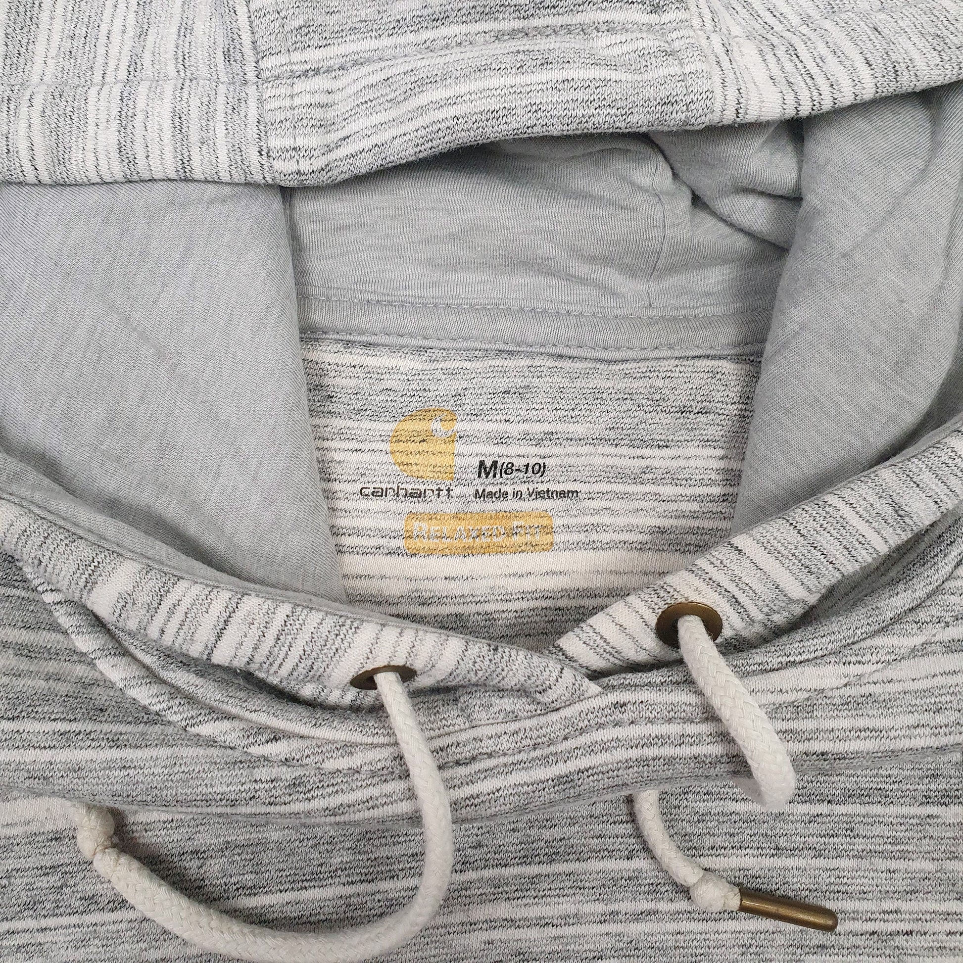 Womens Grey Carhartt Relaxed Fit Hoodie Jumper