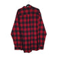 Mens Red L.L.Bean Thick Flannel  Shirt