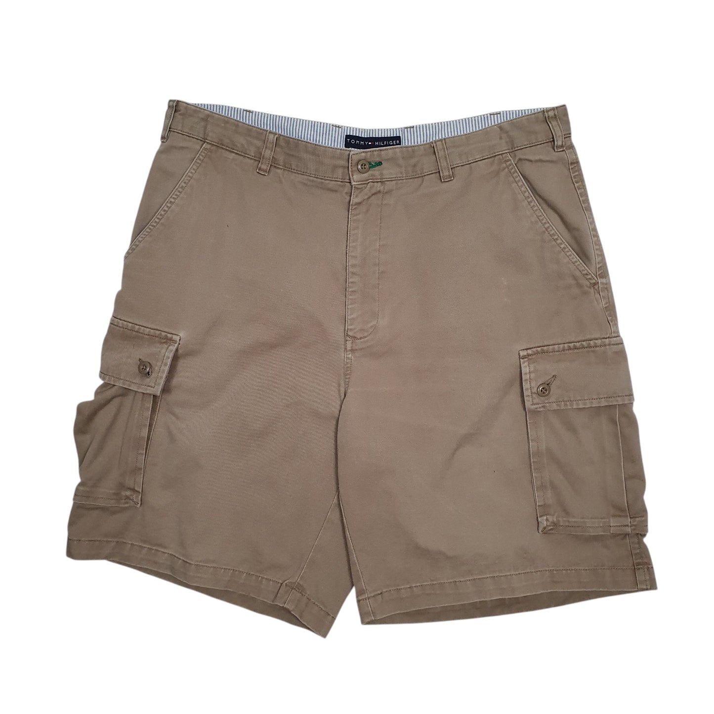 Mens Brown Tommy Hilfiger Vintage 2000s Cargo Shorts