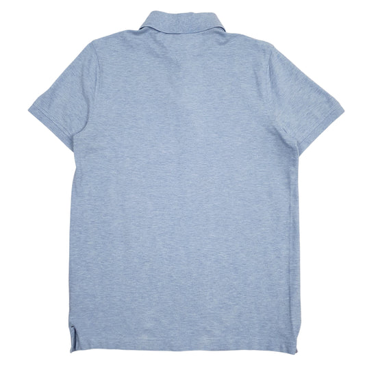 Mens Blue Tommy Hilfiger  Hoodie Polo Shirt