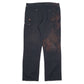 Mens Black Dickies Workwear Chino Trousers