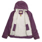 Womens Purple Schmidt Sherpa Lined  Coat