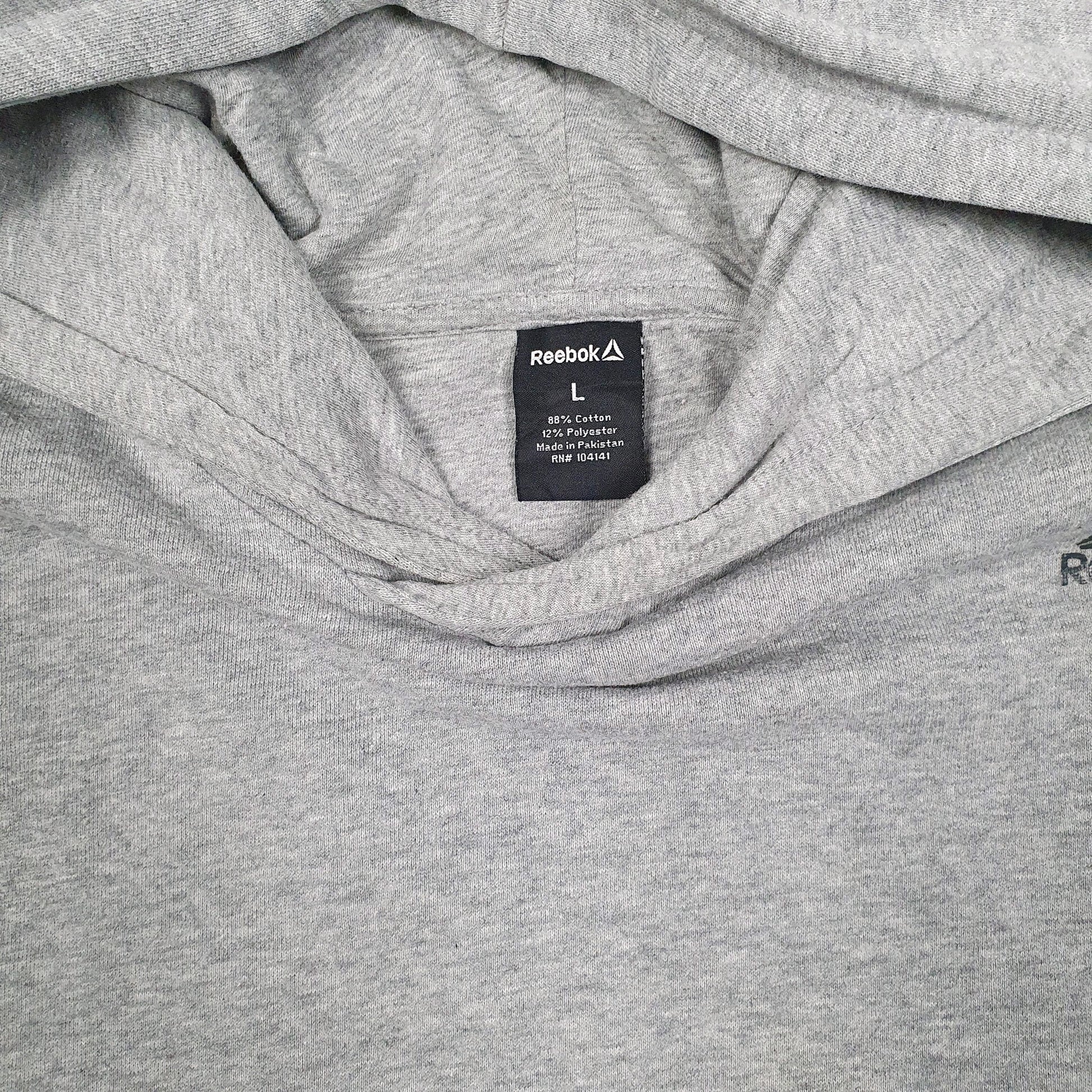Womens Grey Reebok  Hoodie Jumper