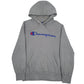 Womens Grey Champion Spellout Hoodie Jumper