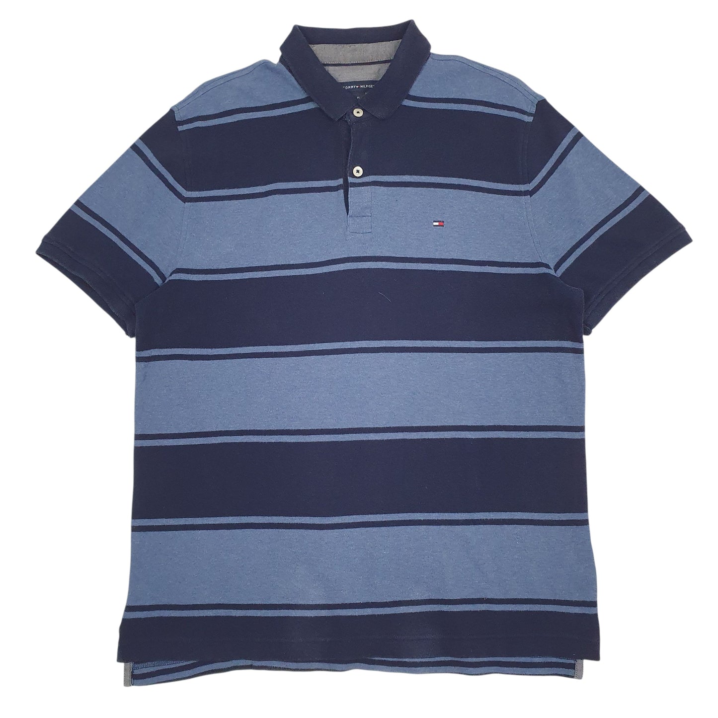 Mens Blue Tommy Hilfiger  Short Sleeve Polo Shirt