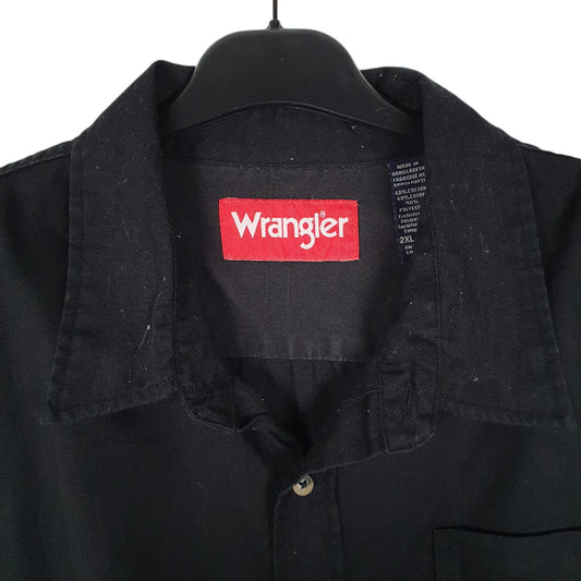 Mens Black Wrangler   Shirt