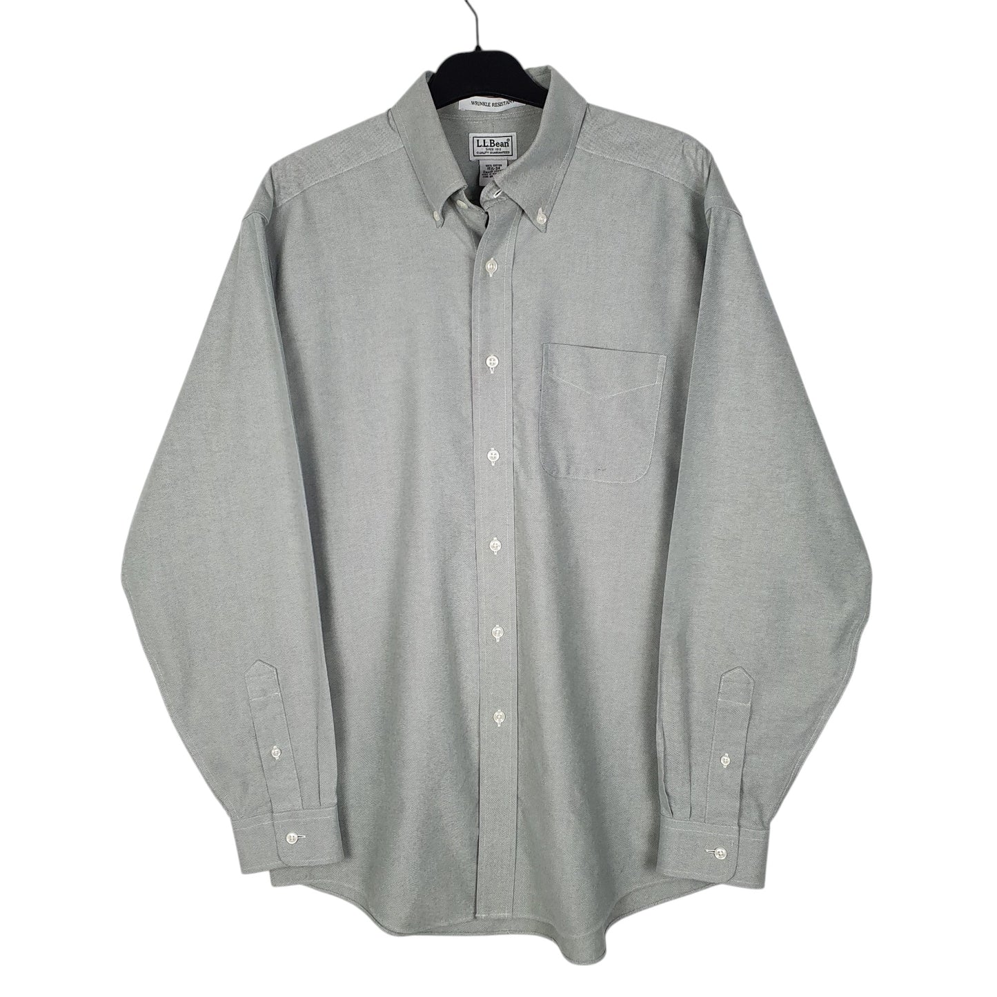 Mens Green L.L.Bean  Long Sleeve Shirt