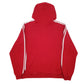 Mens Red Adidas Nebraska Hoodie Jumper