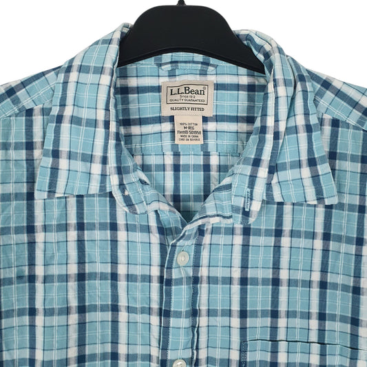 Mens Blue L.L.Bean   Shirt
