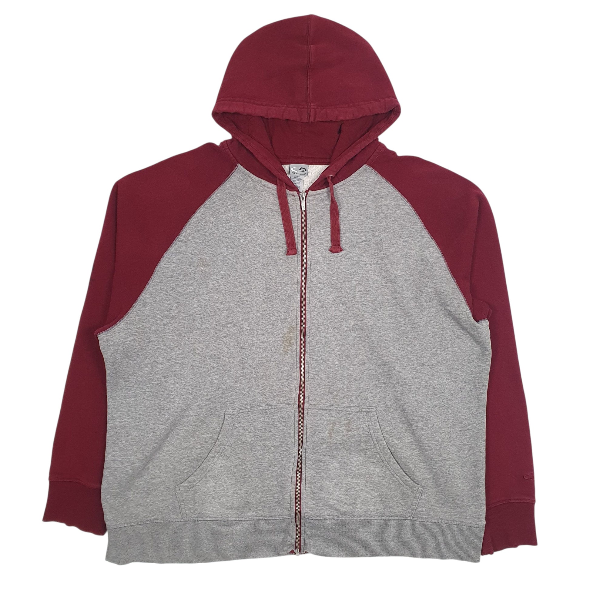 Mens Grey Champion  Full Zip Jumper