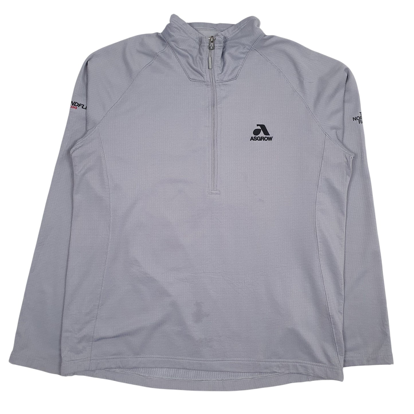 Mens Grey The North Face  Quarter Zip Jumper