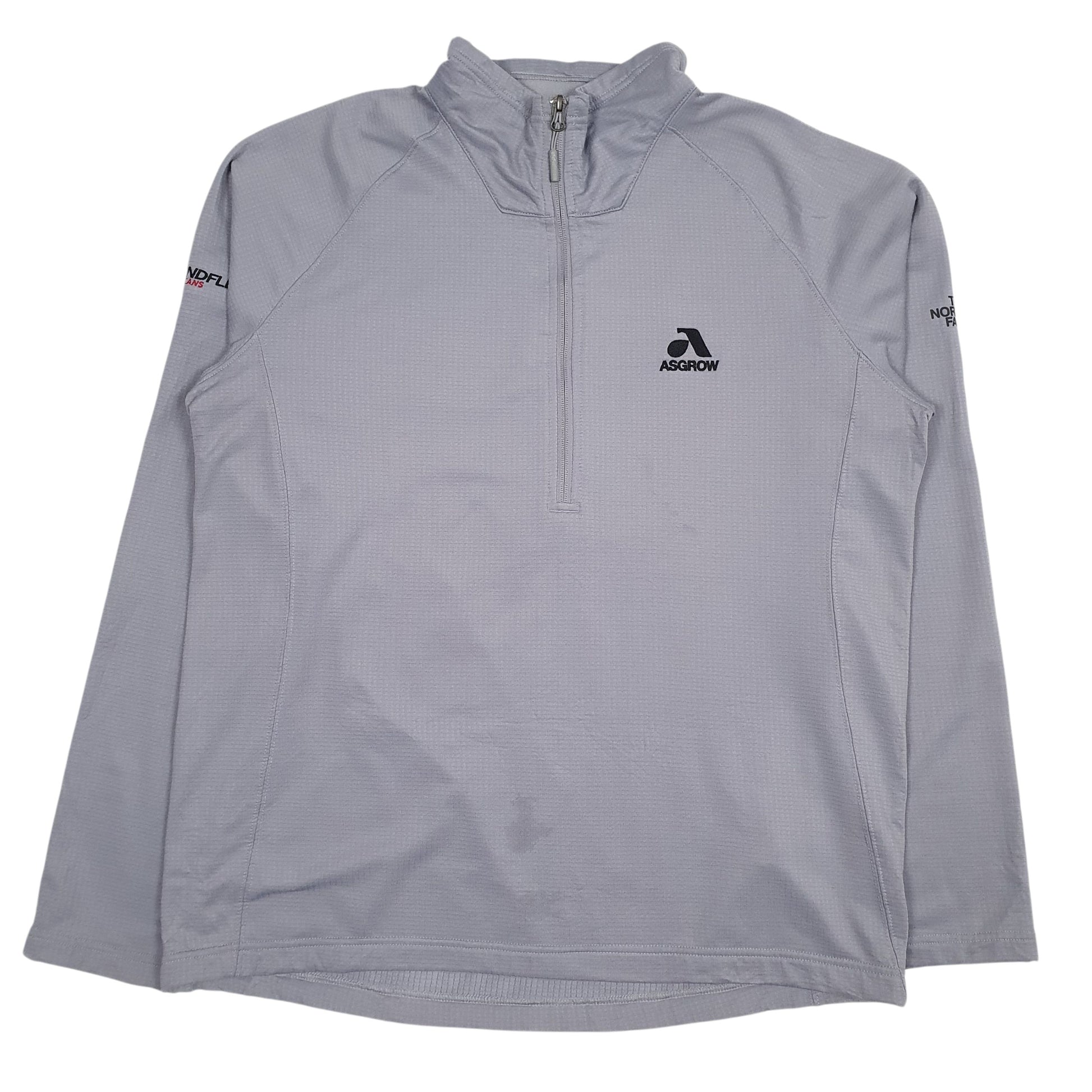 Mens Grey The North Face  Quarter Zip Jumper