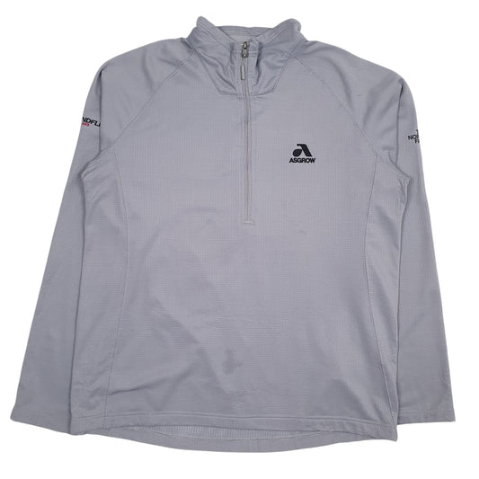 Mens Grey The North Face  Quarter Zip Jumper