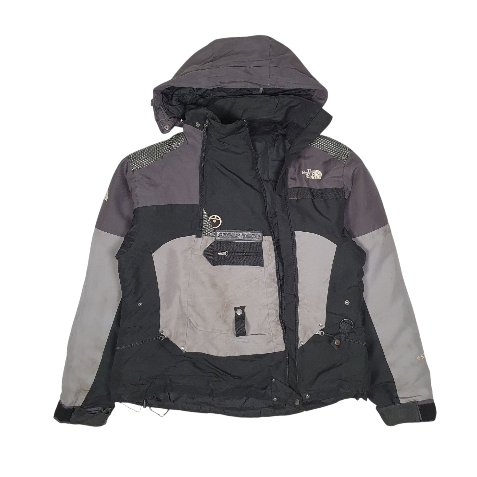 Mens Grey The North Face Steeptech  Coat