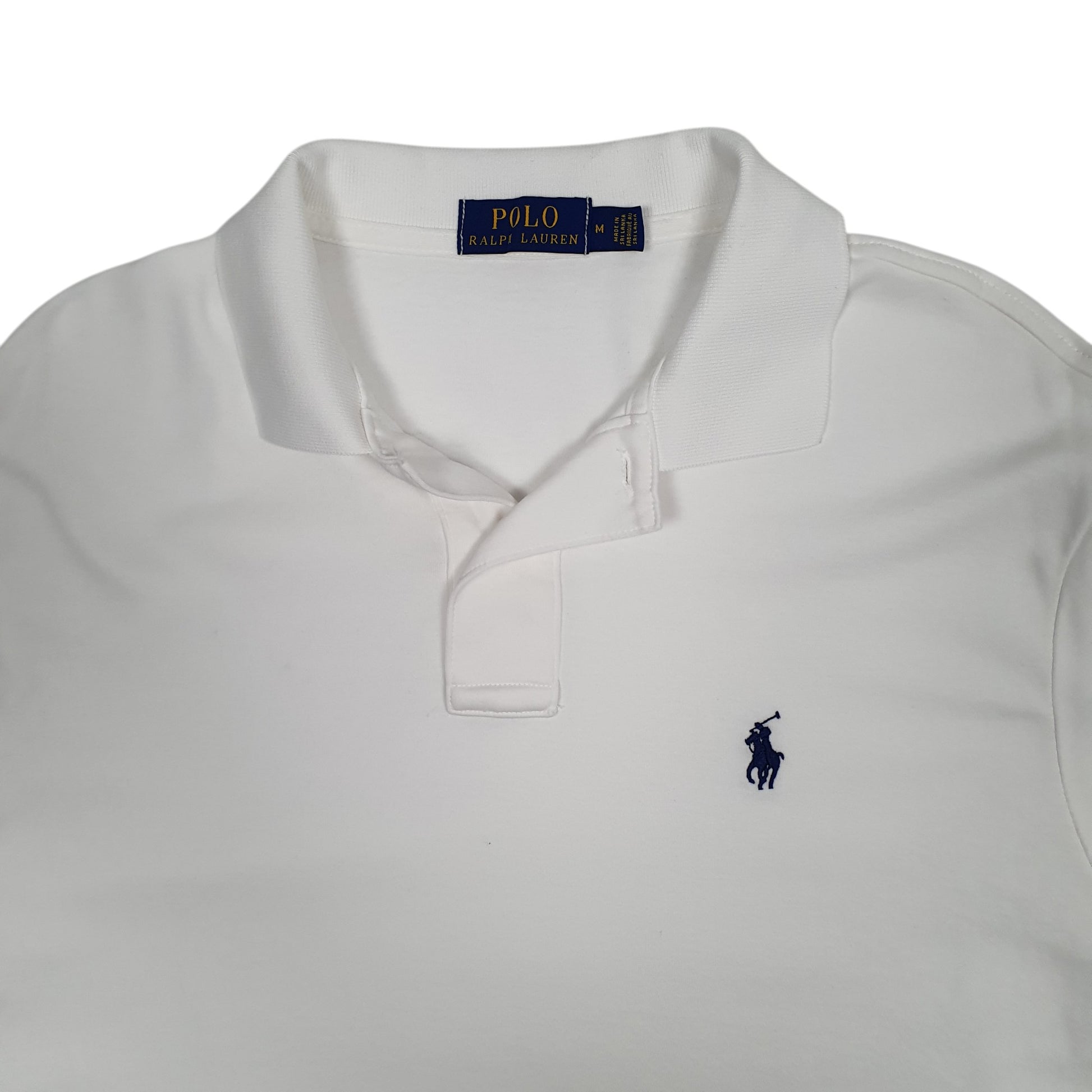 Mens White Polo Ralph Lauren   Polo Shirt