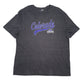 Mens Grey MLB Colorado Rockies Short Sleeve T Shirt