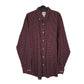 Mens Burgundy L.L.Bean  Long Sleeve Shirt