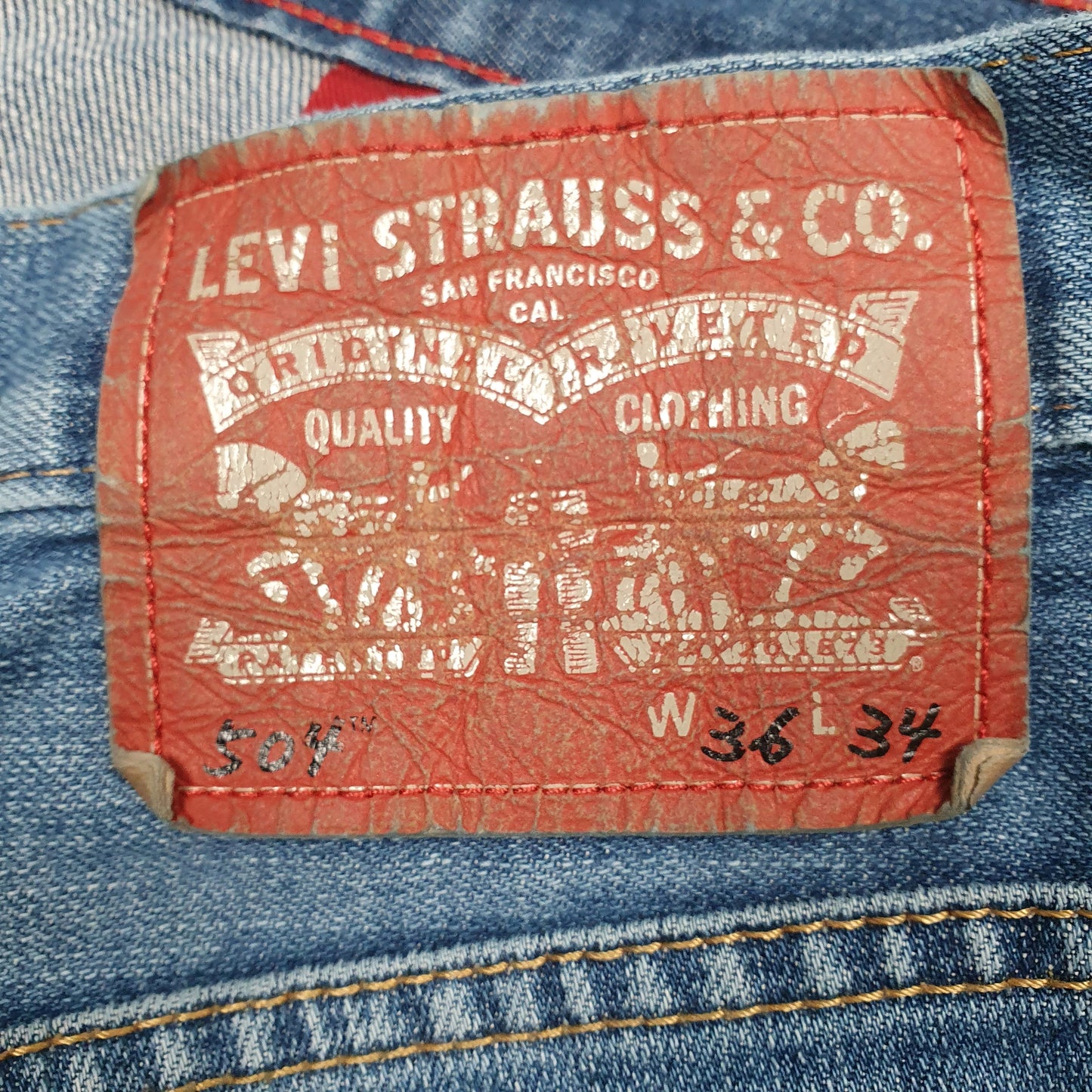 Mens Blue Levis   Jeans