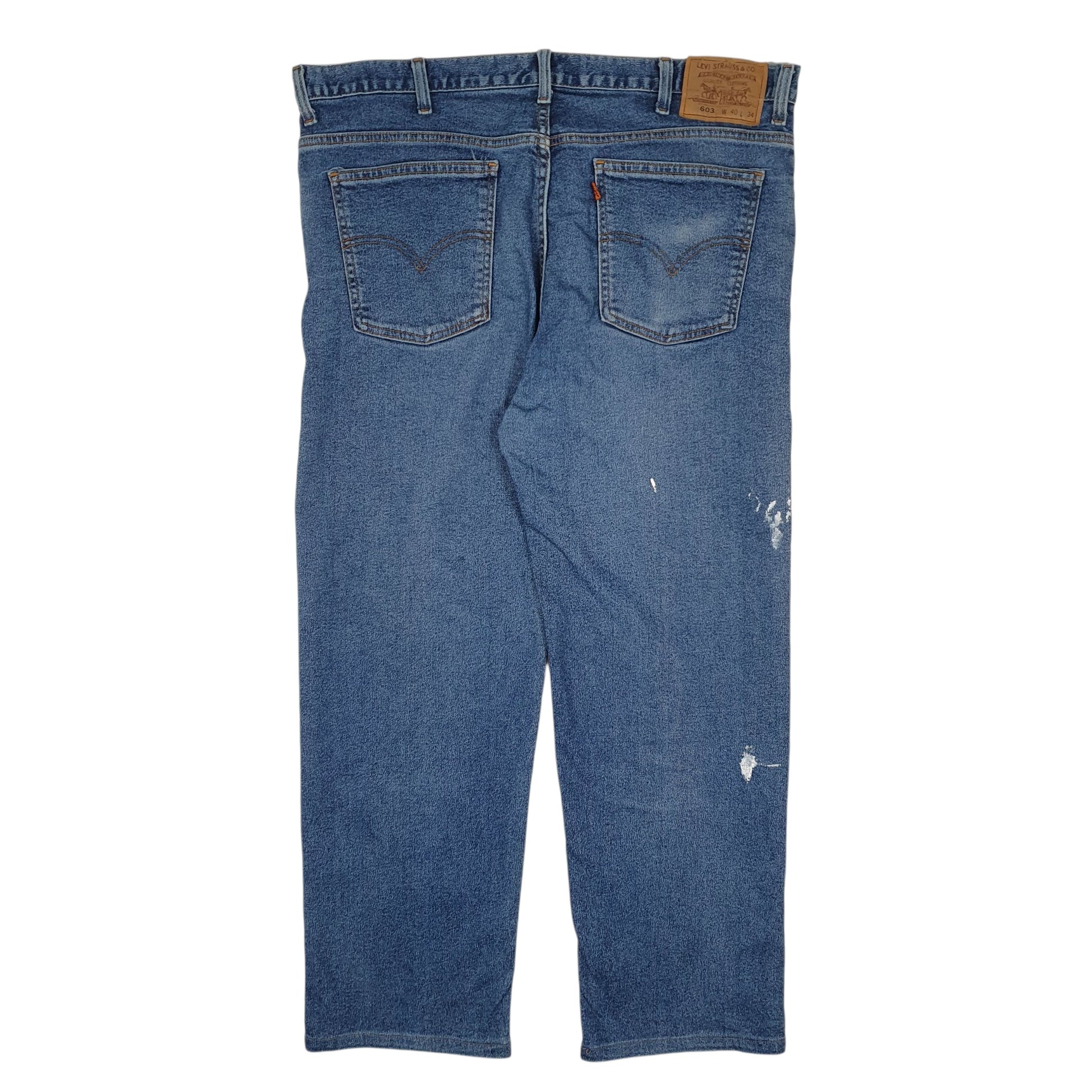 Mens Blue Levis Vintage 90s Orange Tab  Jeans