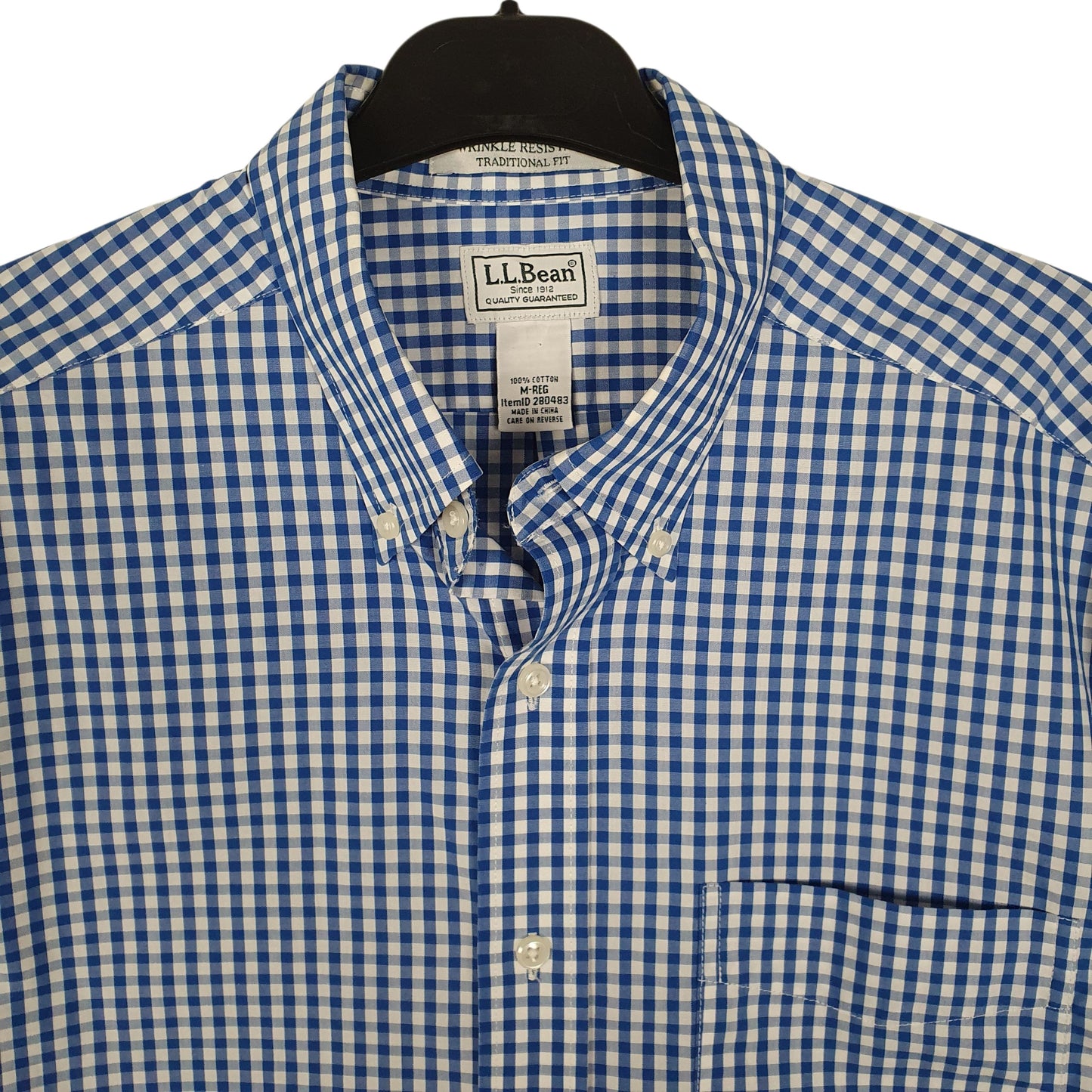 Mens Blue L.L.Bean   Shirt