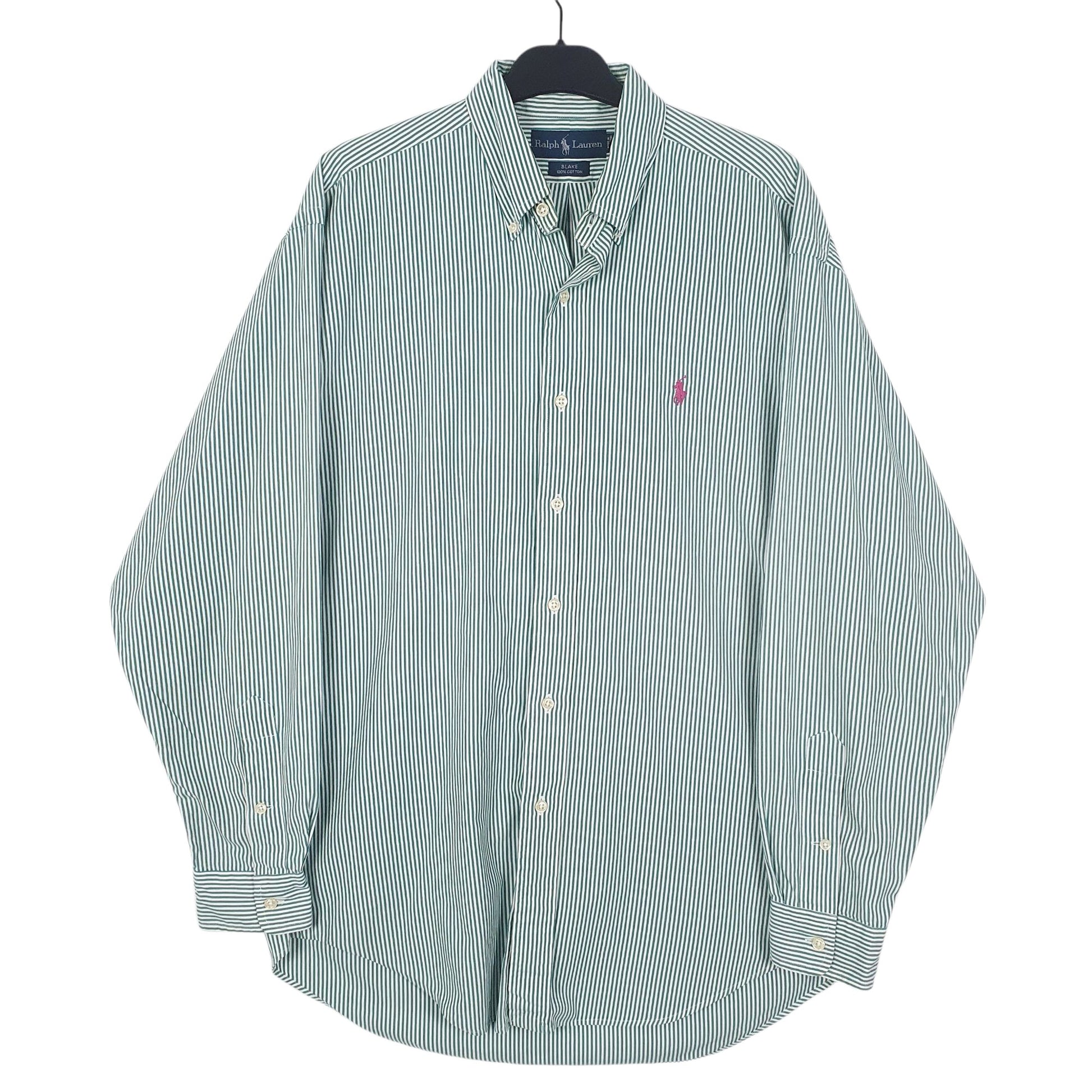 Mens Green Ralph Lauren  Long Sleeve Shirt
