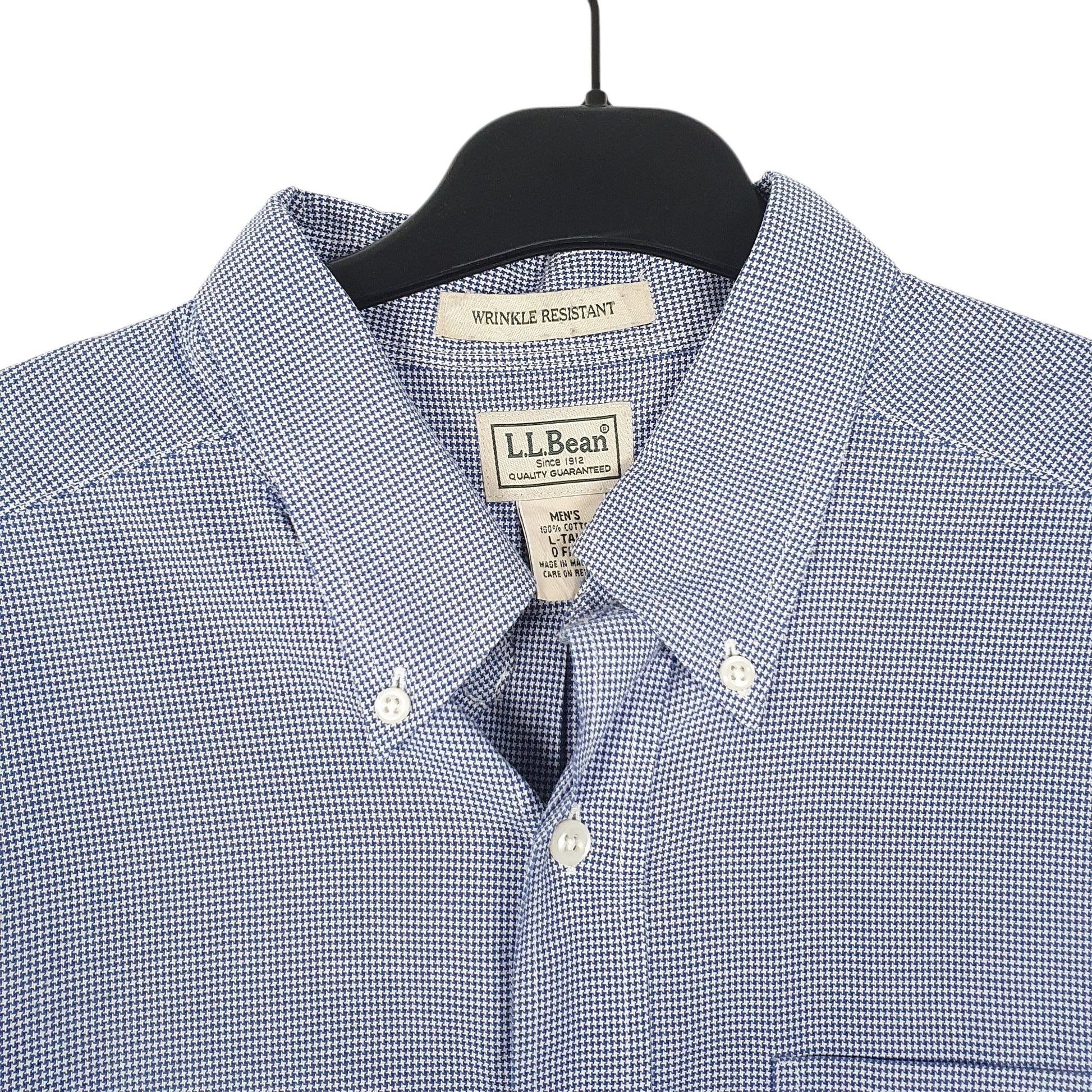 Mens Blue L.L.Bean   Shirt