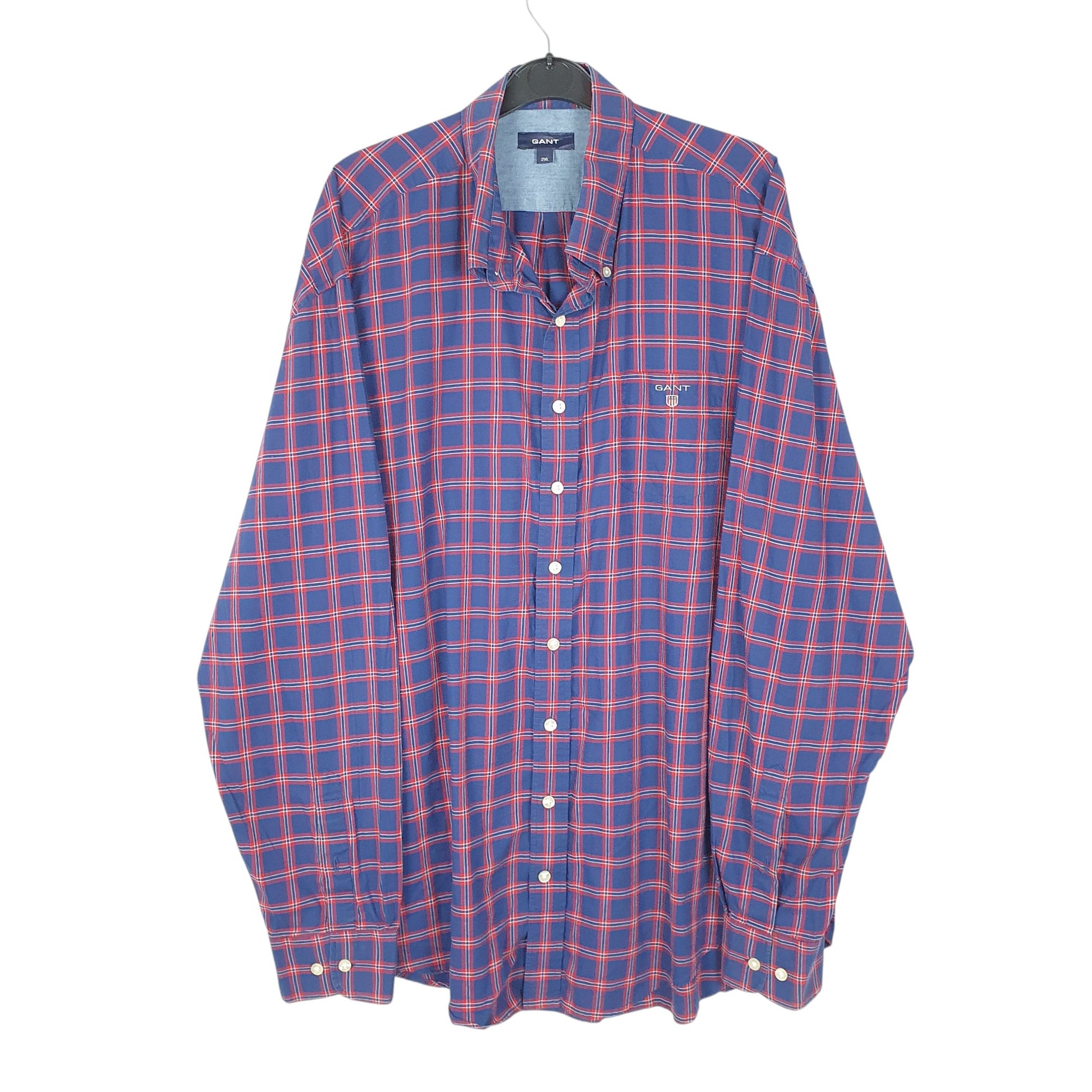 Mens Navy GANT  Long Sleeve Shirt