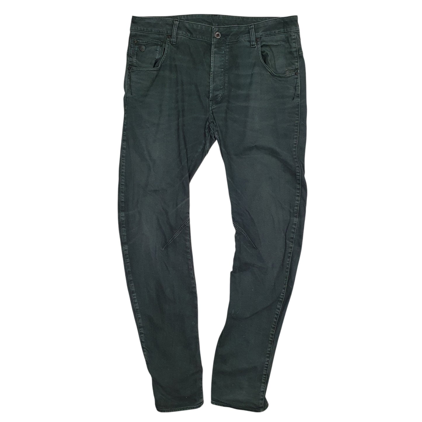 Mens Green G Star Raw  Arc 3D JeansW36 L34