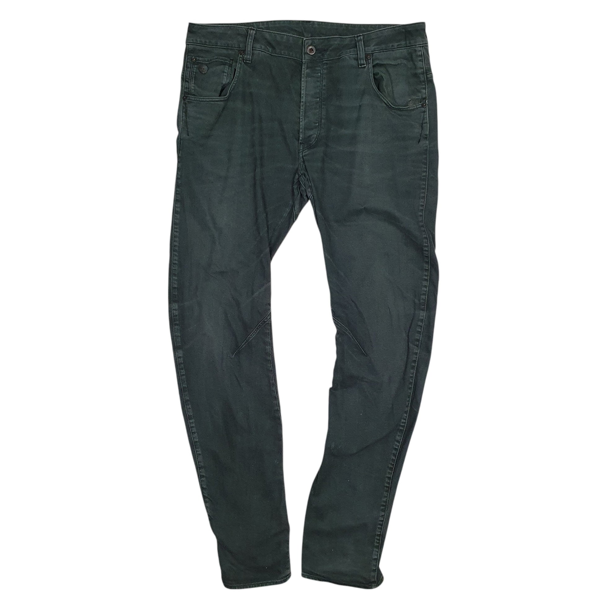 Mens Green G Star Raw  Arc 3D JeansW36 L34