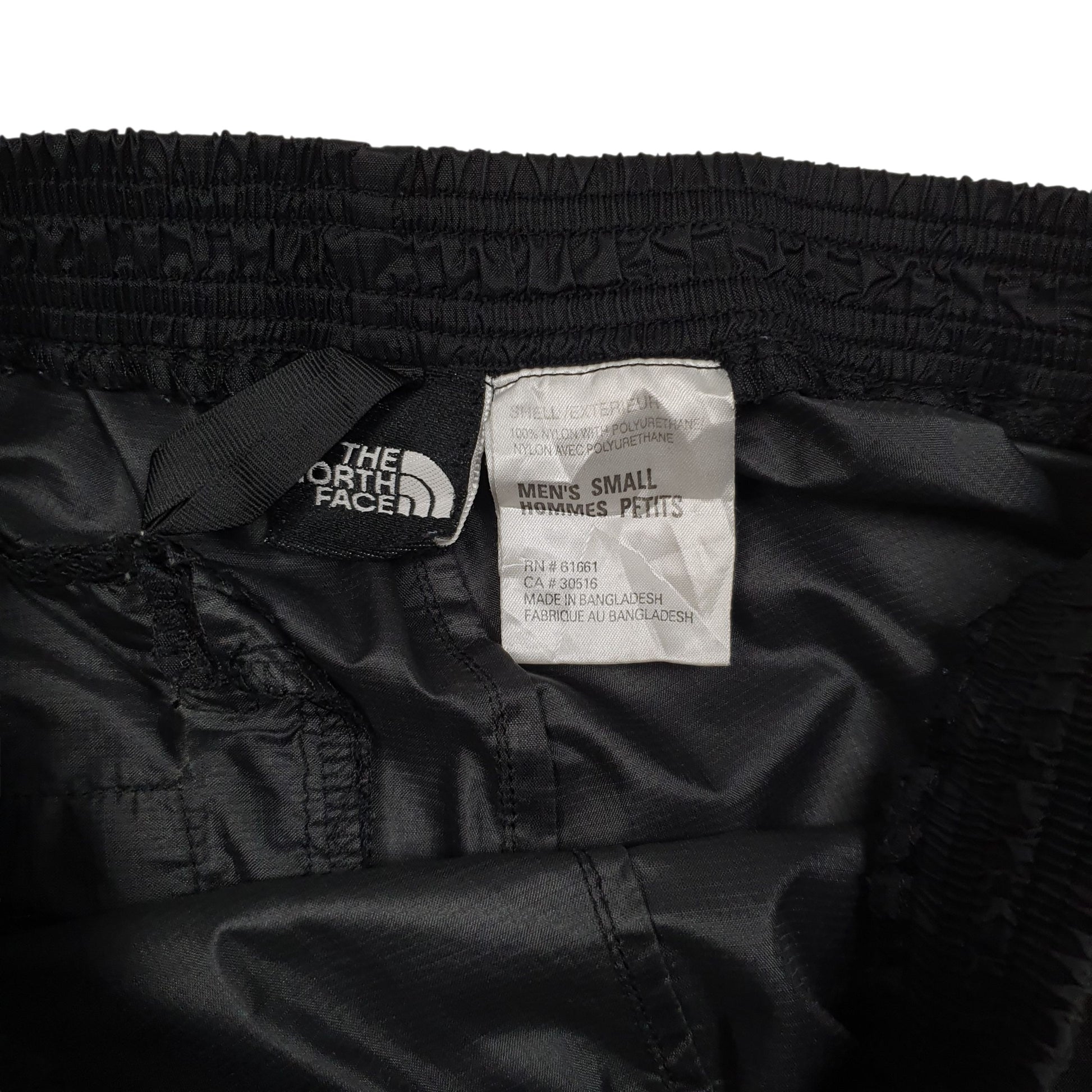 Mens Black The North Face Waterproof Full Zip Trousers