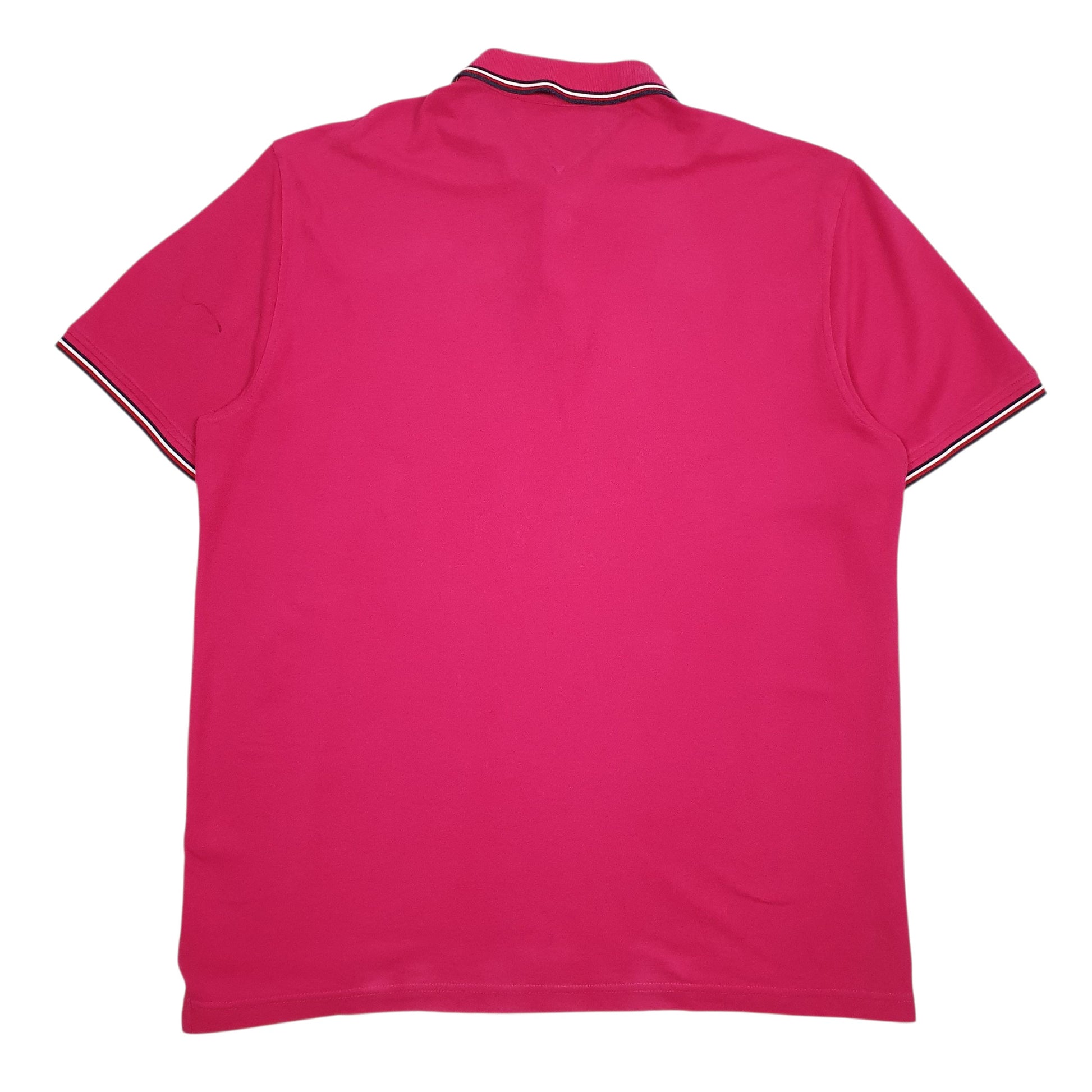 Mens Pink Tommy Hilfiger   Polo Shirt