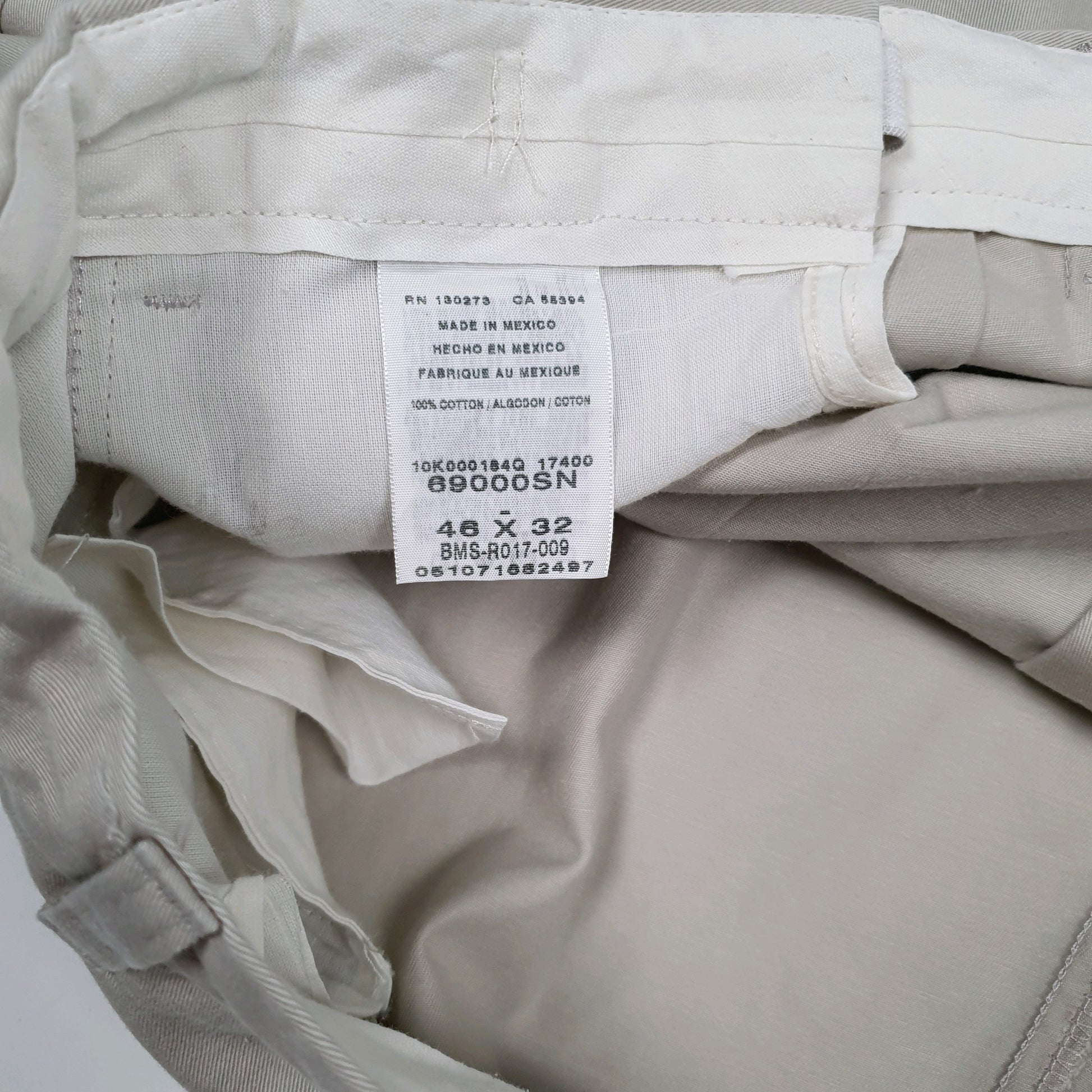 Mens Beige Wrangler Double Pleated  Jeans