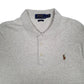 Mens Grey Polo Ralph Lauren Classic Fit  Polo Shirt