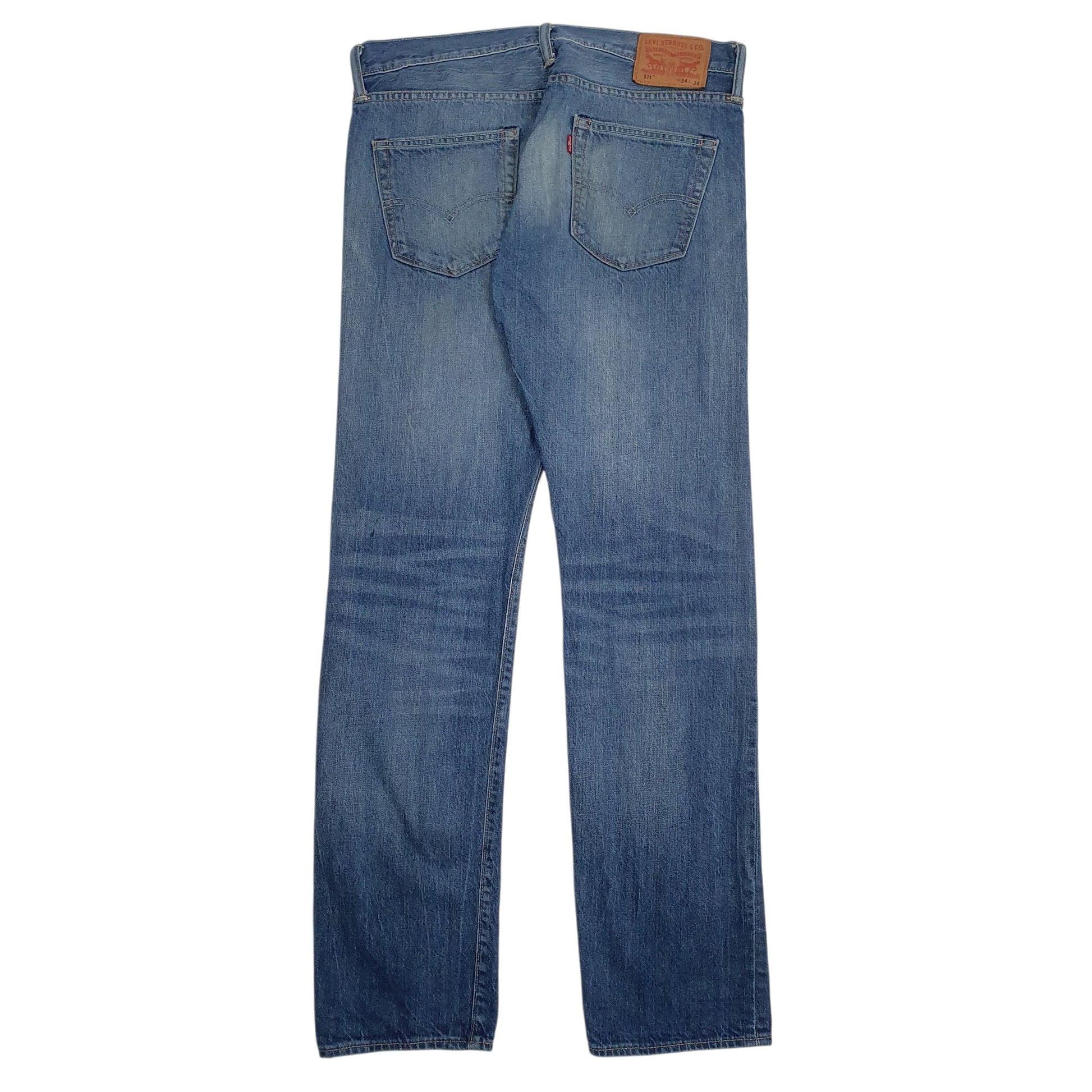 Mens Blue Levis  Full Zip Jeans