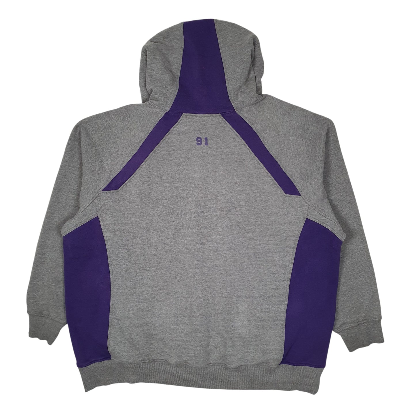 Mens Grey Nike Vintage 90s Washington Team Hoodie Jumper