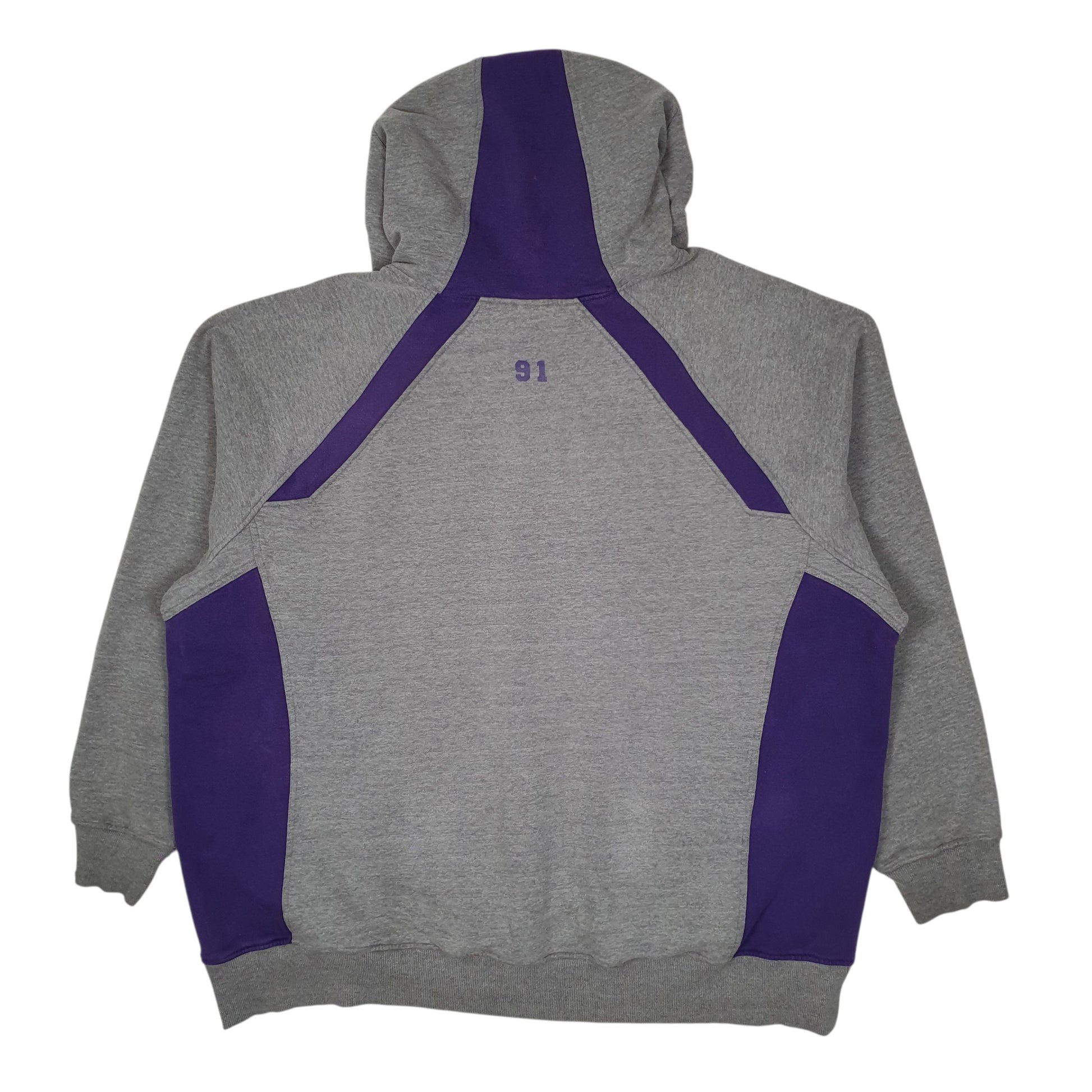 Mens Grey Nike Vintage 90s Washington Team Hoodie Jumper