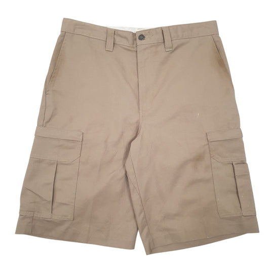 Mens Beige Dickies  Cargo Shorts