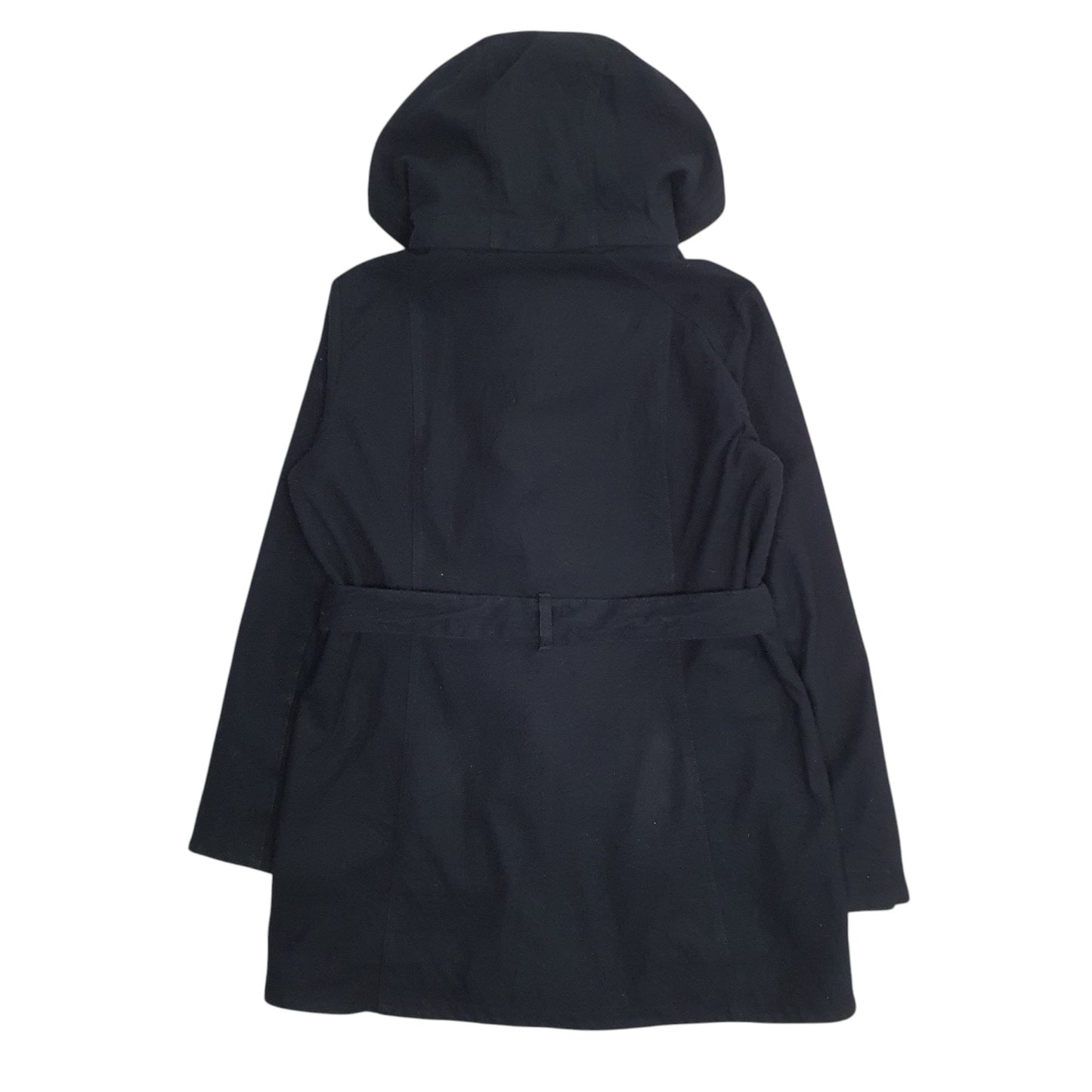 Womens Black Columbia Sportswear Company Double Breasted Hooded Trench  Coat