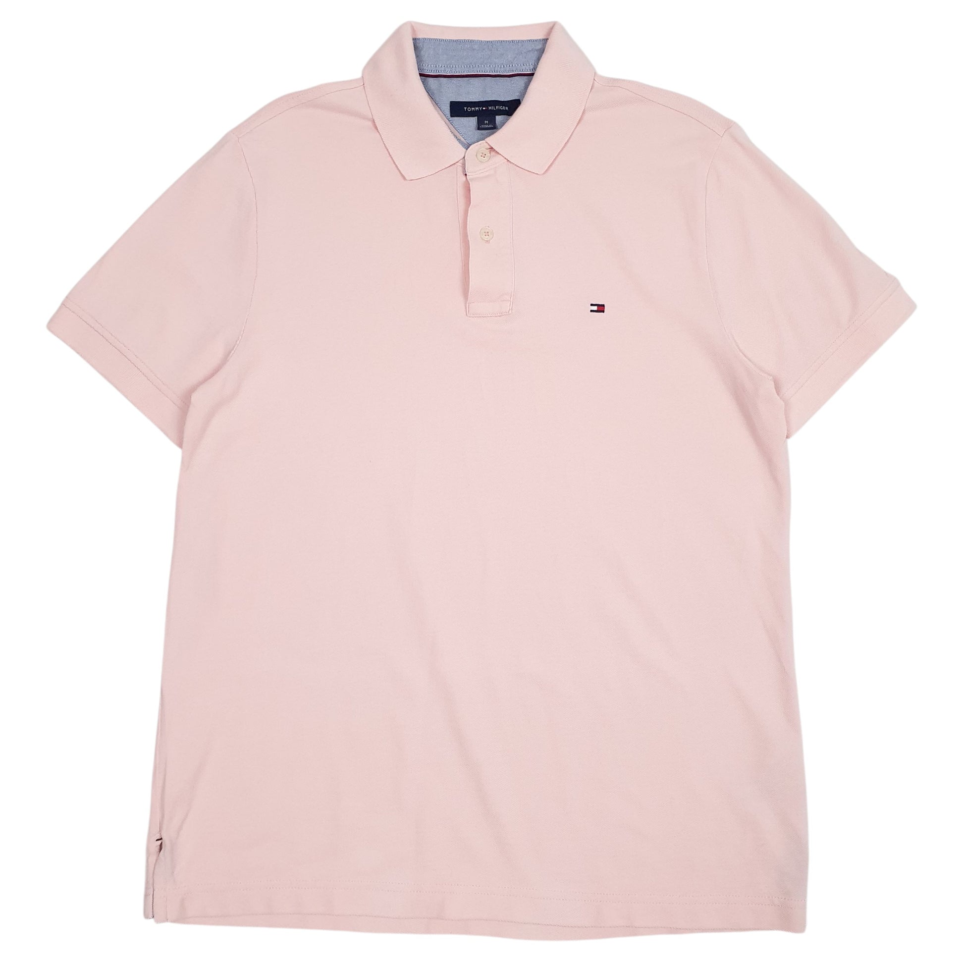 Mens Pink Tommy Hilfiger  Short Sleeve Polo Shirt